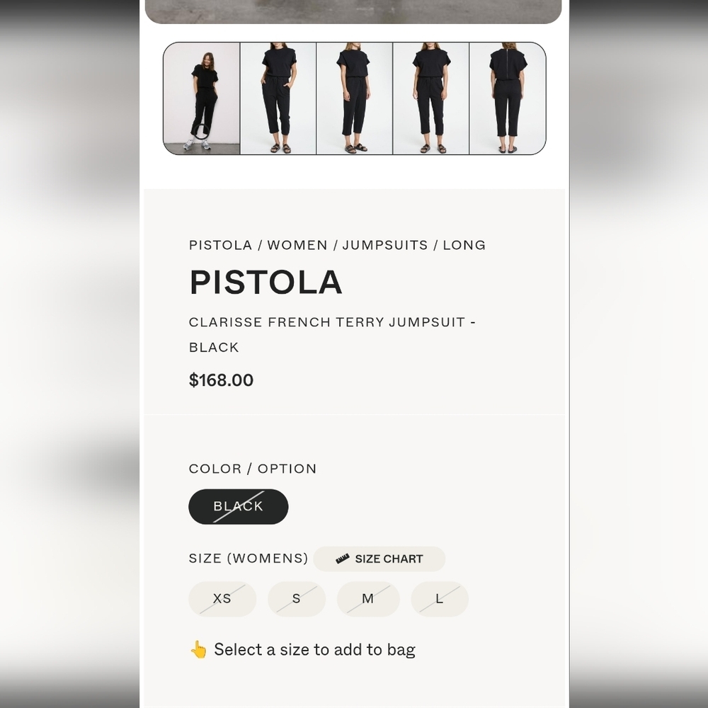 Pistola Black Women's Jumpsuit - Picture 10 of 15